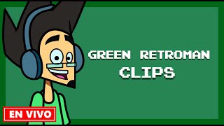 🔴Green Retroman Clips - Green Retroman