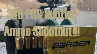 300 PRC Hunting Ammo Shootout!