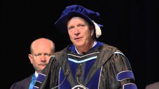 NAIT president Dr. Glenn Feltham delivers 2014 convocation address