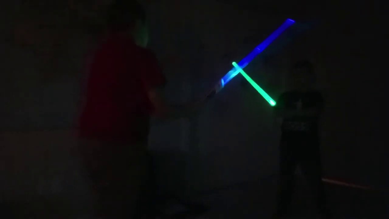 Lightsaber Battle - YouTube