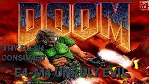 Ultimate Doom PS1 Thy Flesh Consumed E4-M4 Unruly Evil UV Playthrough 100% Kills Items Secrets