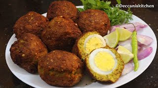 Nargisi Kofte/Bakri Eid Special Nargisi Kofte/Kache Kheema Ke Nargisi Kofte/Hyderabadi Nargisi Kofte