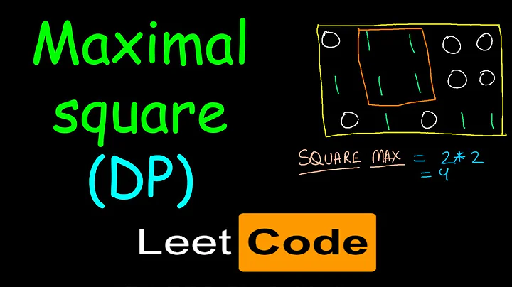 Maximal square | Dynamic programming | Leetcode #221