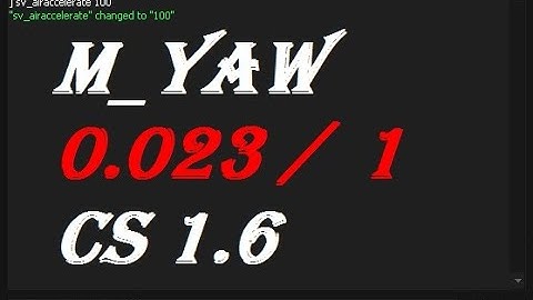Cs 1.6 New idea | m_yaw 1 vs m_yaw 0.023 High low Sensitivity Look Description
