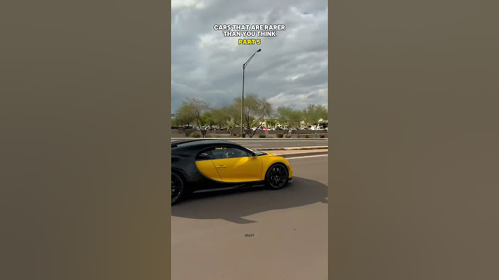 Cars that are rarer than you think.. Part 5 #cars #rare #bugatti #pagani