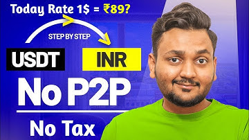 How To Convert USDT To INR Easily Without Binance P2P - Easy Steps