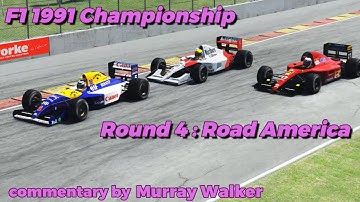 Rfactor 2 F1 1991 round 4 🇺🇸 Road America