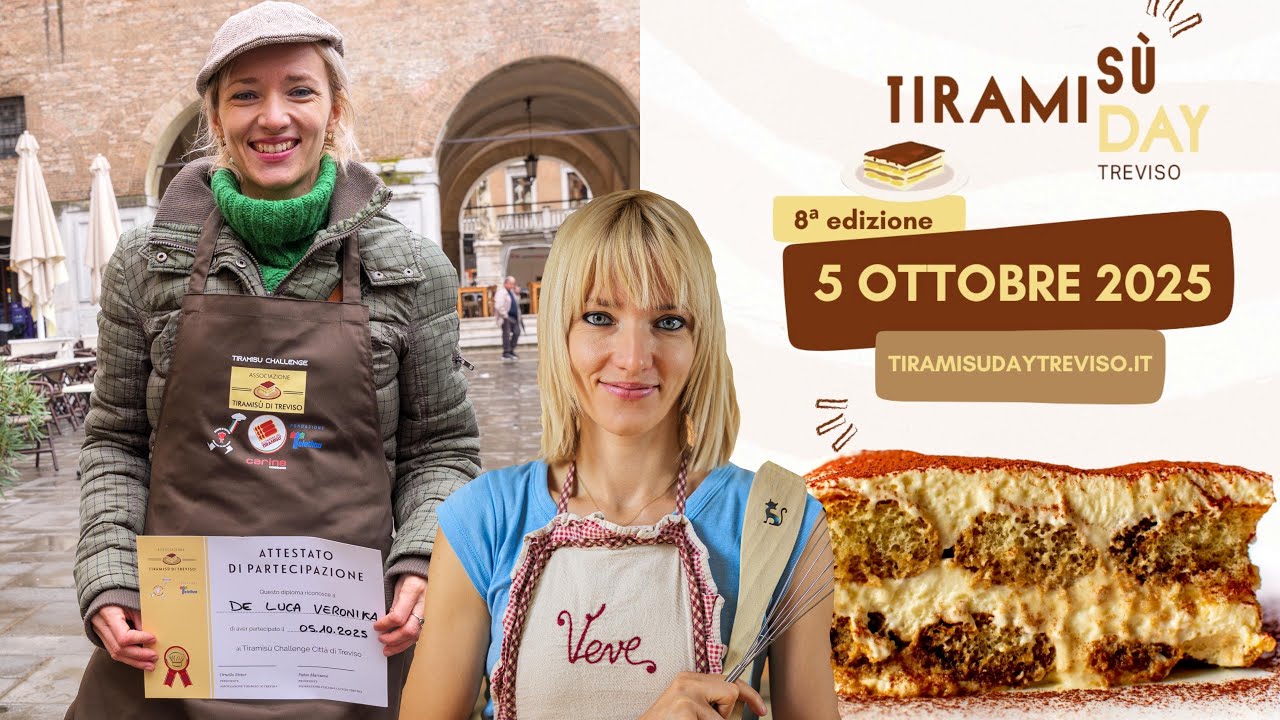 SLOVENKA na Súťaži v príprave TIRAMISÚ  priamo v TALIANSKU🇮🇹  TIRAMISÚ DAY 2025 😊❤️ 1.časť 