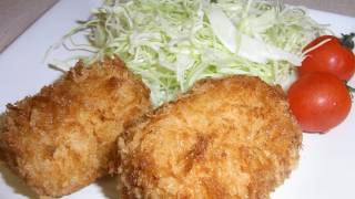 Kani cream korokke & Cookingwithdog カニクリームコロッケ - YouTube
