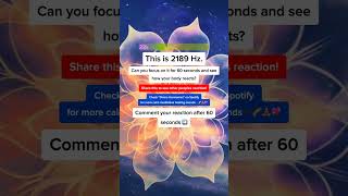 🌟 Improve Your Concentration with #2189Hz! Can You Commit for 60 Seconds