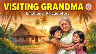 Family Visits Grandma in Village 🧓🌿 | Emotional Ghibli Story