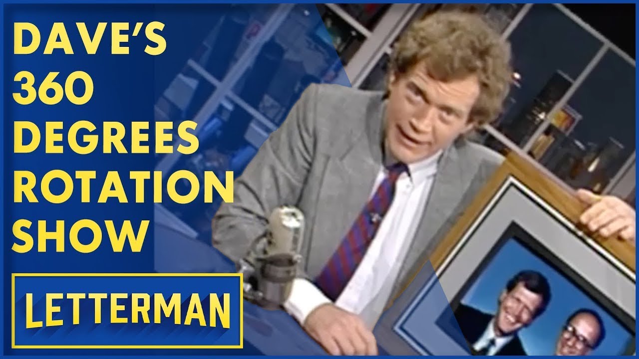 Шоу Дэйва с вращением на 360 градусов | Дэвид Леттерман