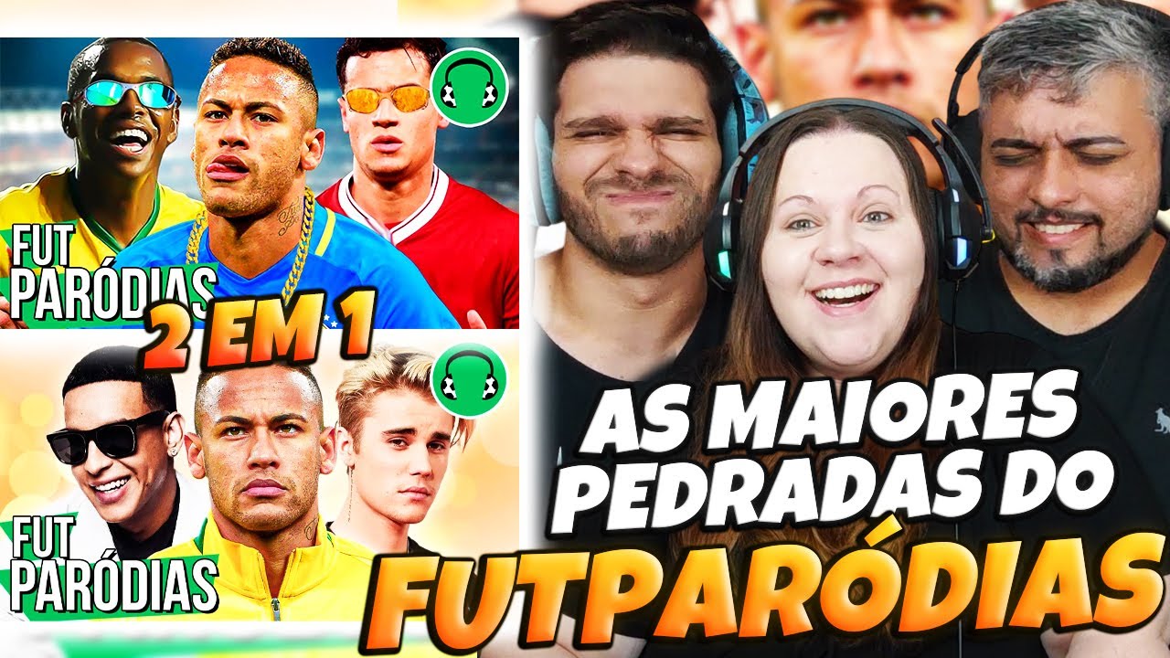 2 EM 1 FUTPARÓDIAS | OS MLK É LISO (Só de Dibre) + É O NEYMITO | Paródia DESPACITO | FAMILY REACTS