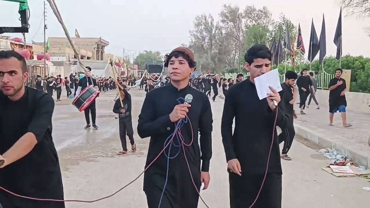 موكب دمعة رقية ميسان ناحية العزير 3 محرم 1444 هـ 2022 (2)