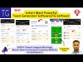 TG Software Results | Dream11 1st rank winning simplified | Most Powerful Team Generator Software