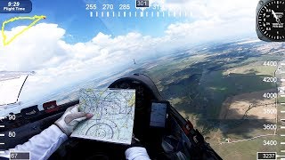 Flying 183 Miles in a glider. Learn to fly Cross Country Roy Dawson video