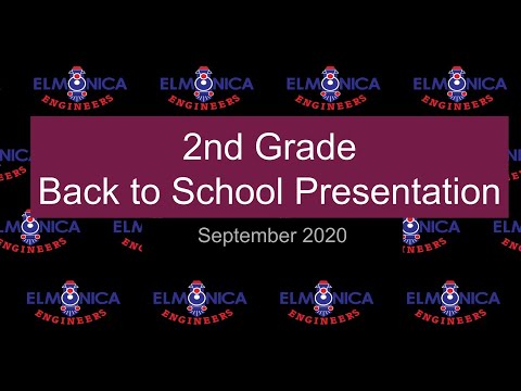 2nd Grade Back To School Presentation 2020