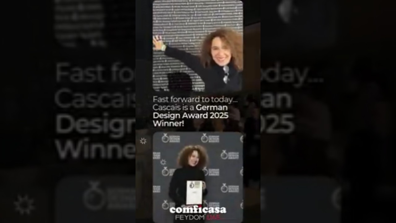 Cascais Wins German Design Award 2025 | FEYDOM's Iconic Sofa Celebrated