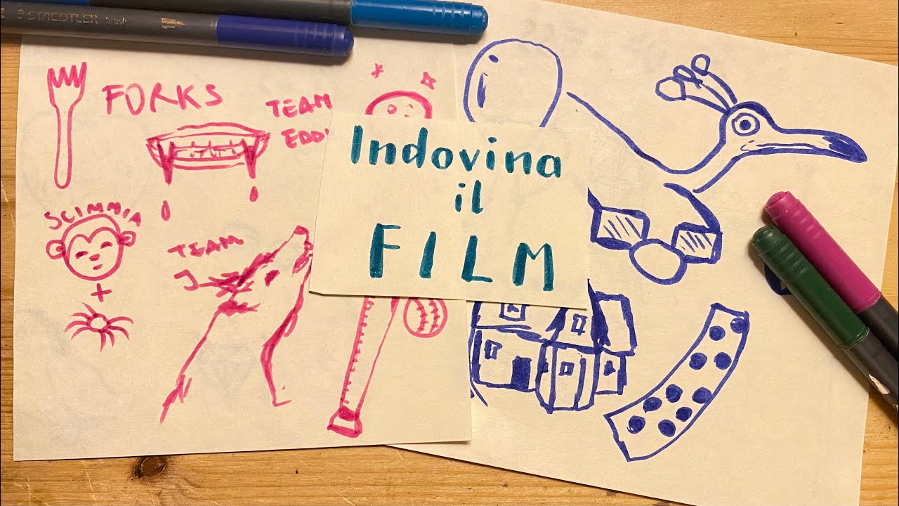 ASMR riesci a indovinare il film?🎞️ whispering e disegni per farti dormire😴❤️