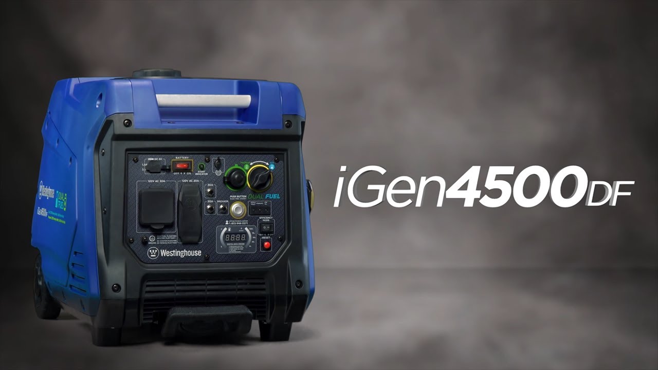 Westinghouse  iGen4500DF Inverter Generator - Dual Fuel