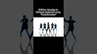 SHINee dancing to Michael Jackson&#39;s song Heartbreaker #kingofpop #michaeljackson #shinee #shorts