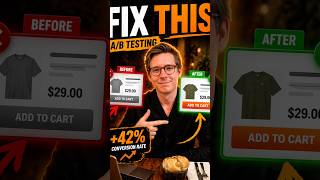 FIX THIS: +42% CVR with A/B Testing #abtesting #cro #ecommerce #conversionrate #growthmarketing