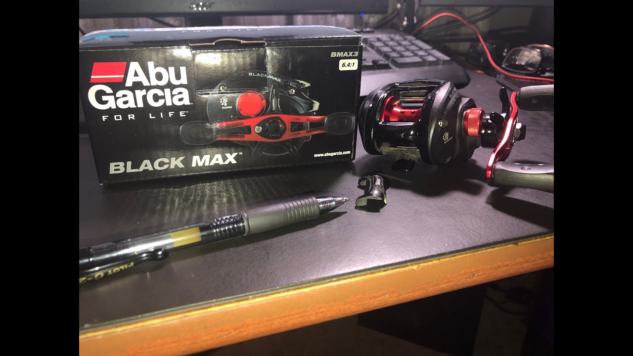 How to Abu Garcia Black Max Thumb Bar Repair with Magnetic Gear & Spool
