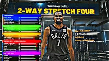 BEST 2 WAY STRETCH FOUR BUILD ON NBA 2K22! 🥶RARE BUILD SERIES (MUST WATCH)