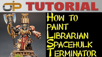 GW Tutorial: How to paint a Spacehulk Librarian Terminator