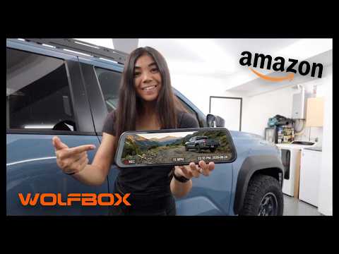 BEST Amazon Mirror Dashcam!? Wolfbox G900 Tri Pro 4Runner Install + Review