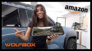 BEST Amazon Mirror Dashcam!? Wolfbox G900 Tri Pro 4Runner Install + Review