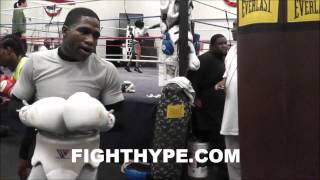 ADRIEN BRONER TRAINING FOR DEMARCO: 