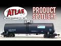 HO Scale ACF 17,360 Gallon Tank Car Atlas Product Spotlight thumbnail