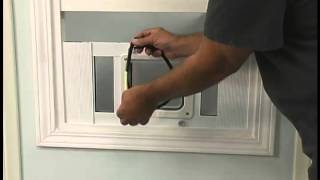 Installing The Aluminum Sash Window Pet Door By Ideal