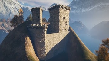 UE5 Castle environment