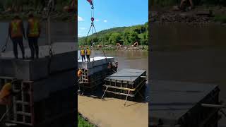Wait for the Span… Watch a Modern Bridge Cross the River!