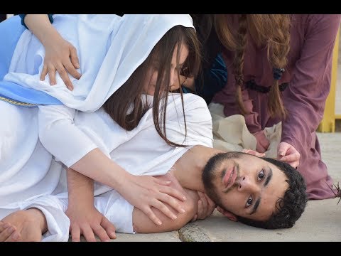 تمثيلية درب الصليب في كاتدرائية مار ايث الاها دهوك 2018 الجزء الاول