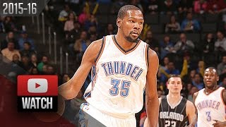 Kevin Durant Full Highlights vs Magic (2016.02.03) - 37 Pts, GAME-WINNER!