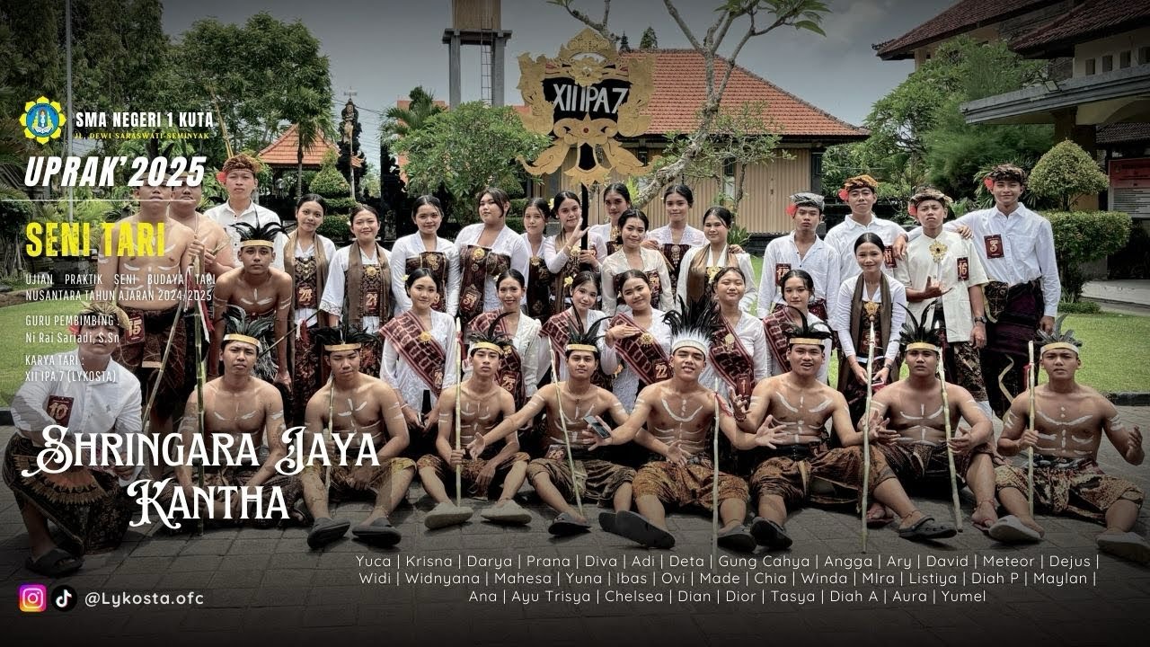 Ujian Praktik Seni Budaya SMAN 1 KUTA 