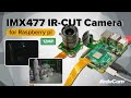 Arducam IMX477 Switchable IR-Cut HQ Camera for Raspberry Pi, Auto Switch for both Day and Night