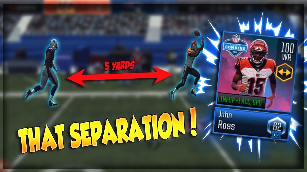 100 OVR COMBINE MASTER JOHN ROSS GAMEPLAY 99 SPEED!! MADDEN OVERDRIVE GAMEPLAY!!