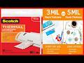 Protect Your Important Documents with Thermal Pouches Up to 3-1/2"x5"