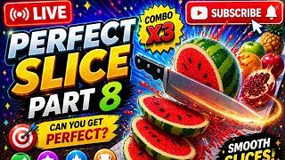  Saturday special Perfect Slice Part 8 🔴 LIVE | Non-Stop Slicing Fun 🔪🍉😱!