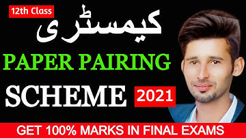 2ND YEAR CHEMISTRY PAIRING SCHEME 2021-PAIRING SCHEME 2nd YEAR 2021 CHEMISTRY (ALP)
