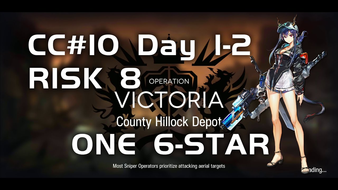 CC#10 Day 1-2 - County Hillock Depot Risk 8 | Ultra Low End Squad | ASHRING |【Arknights】