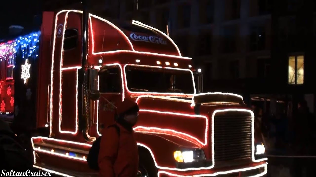 digital marketing Coca Cola Trucks vor dem Brandenburger Tor (Finale der Coca-Cola Weihnachtstour 2010) Part 1