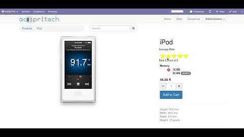 Odoo 11 Website Product Ratings & Reviews