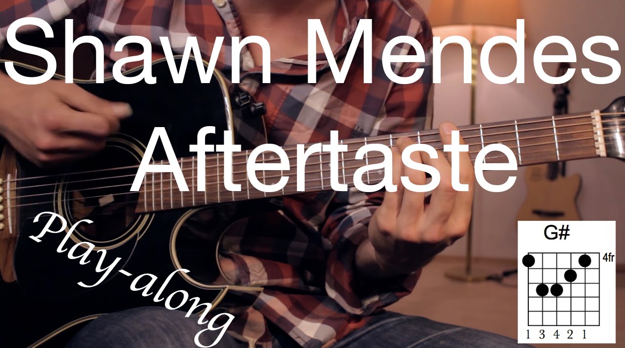 Aftertaste-Shawn Mendes Guitar Lesson/Tutorial - Play-along acoustic Guitar /...