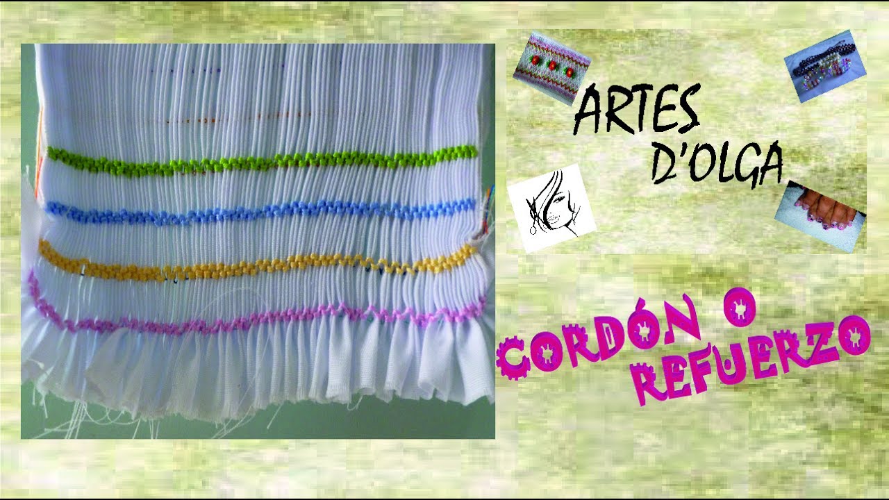 Hand Embroidery Smocking Stitches Cable Stitch Punto Smock Cordón