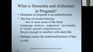 Ebrahim Alinia Ahandani| Dementia Webinar| 2021| Neuroscience| Confrontiers Conferences LLP